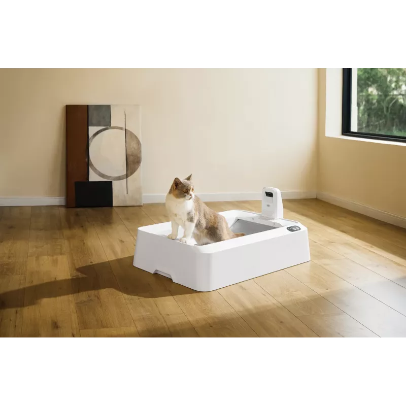 Arenero autolimpiable para gatos PETKIT T7-EU, blanco