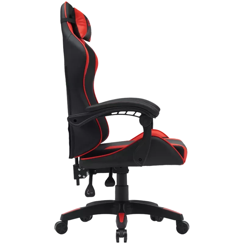 Silla gaming CANYON Core SGCH2 — diseño ergonómico, altura ajustable, negro/rojo
