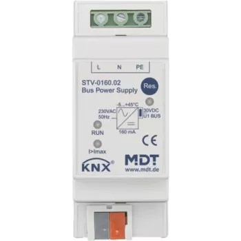 MDT STV-0160.02 alimentación de bus, 2TE, REG, 160mA (STV-0160.02)