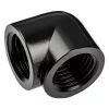 Alphacool Eiszapfen 17588 adaptador en L de 90° y 20 mm G1/4 hembra a G1/4 hembra, negro