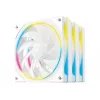 Ventilador de caja de ordenador DeepCool FL12 SE WH 12 cm Blanco 3 uds.
