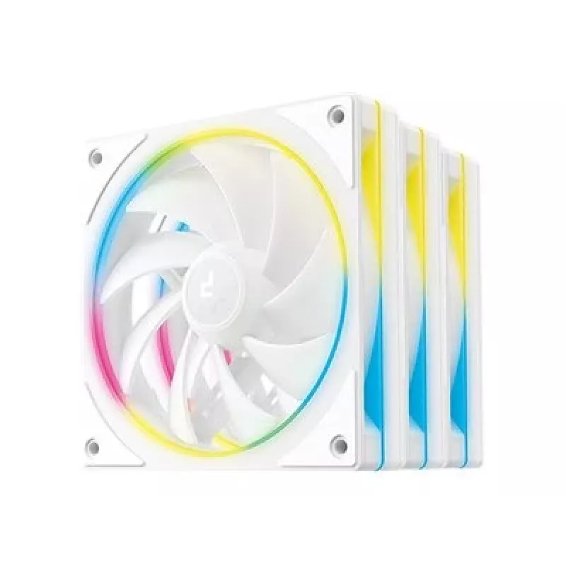 Ventilador de caja de ordenador DeepCool FL12 SE WH 12 cm Blanco 3 uds.