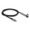 Cable de carga y datos USB Type-C a Lightning con conector en ángulo y función de soporte, DELOCK 1,5 m, 9 V 3 A (MFi)