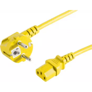 Cable de alimentación Amarillo 3 m ShiverPeaks 09-05042