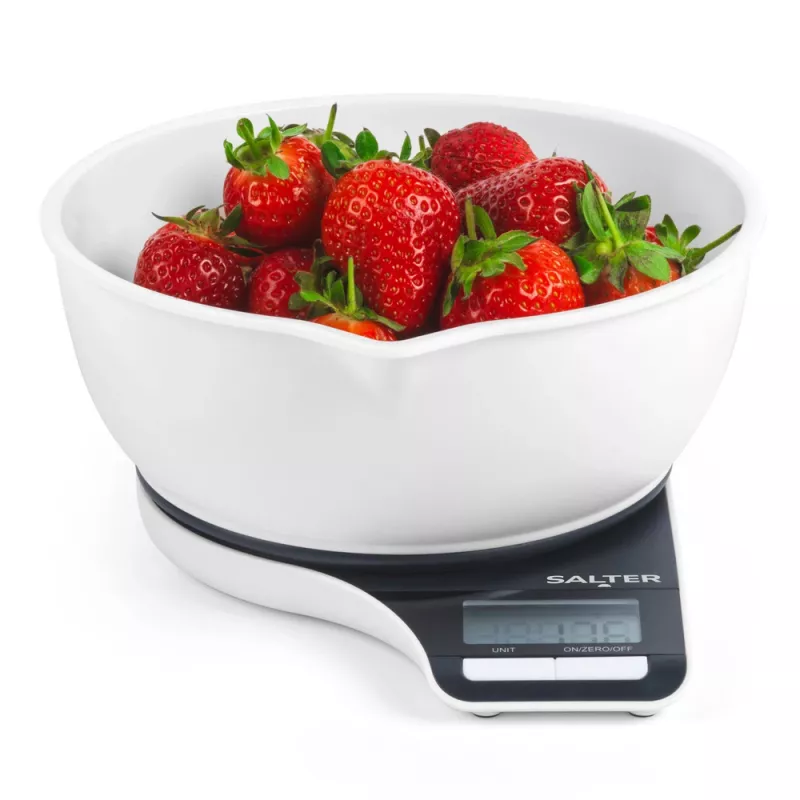 Báscula de cocina Salter Electronic Jugscale negra/blanca