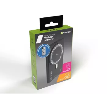 Cargador portátil TRACER AirMag2 — 5000 mAh, compatible con MagSafe, USB-C PD 20W, carga inalámbrica, 115 g, 1 conexión