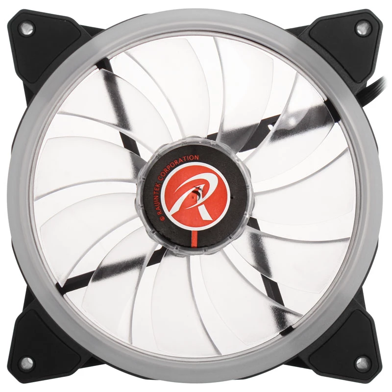 Ventilador RAIJINTEK IRIS 14 Rainbow RGB-LED 140 mm, set de 2 con controlador