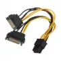 Cable de alimentación interno Akasa AK-CBPW13-15 0,15 m