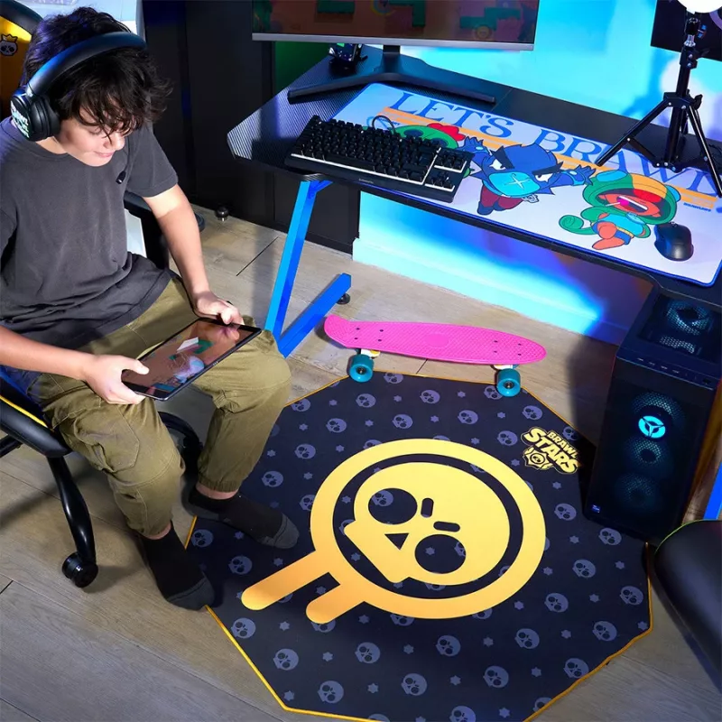 Alfombrilla de suelo gaming Subsonic Brawl Stars Drippy Skull