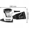 Lijadora múltiple Bosch GSS 160 Multi 24000 RPM multicolor