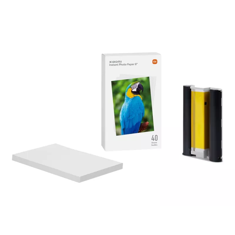 Papel fotográfico Xiaomi BHR6757GL, blanco, 40 hojas