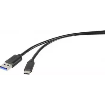 Renkforce RF-4536470 Cable USB 0,15 m USB 3.2 Gen 1 (3.1 Gen 1) USB A USB C Negro (RF-4536470)