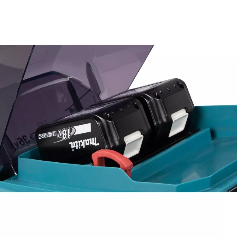 Makita DLM538Z cortacésped manual a batería negro, azul, metalizado