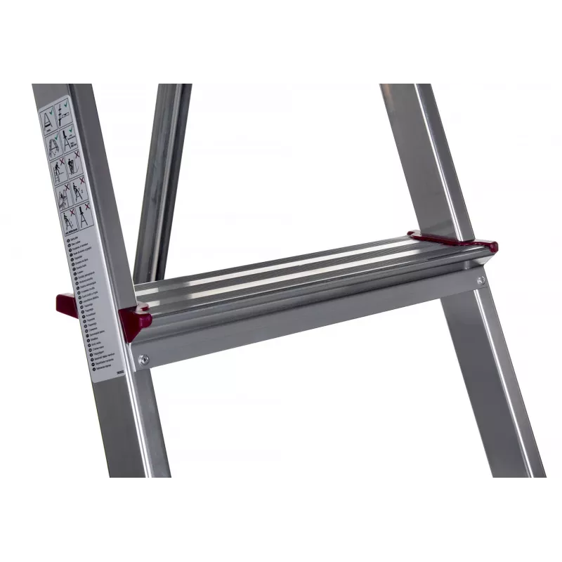 Escalera doméstica de aluminio 4 peldaños 000705 KRAUSE