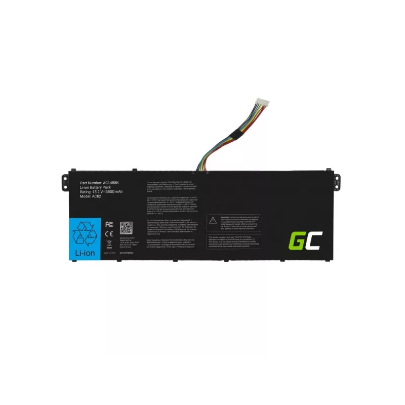 Green Cell AC62 batería de repuesto para portátil