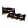SO-DIMM 64 GB DDR5-5600 (2x 32 GB) kit dual, memoria RAM negra, F5-5600S4645A32GX2-RS, Ripjaws, INTEL XMP