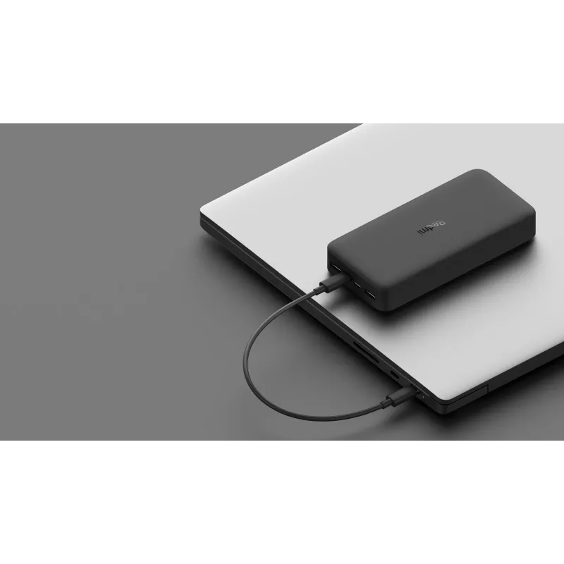 Xiaomi Mi 20000mAh Redmi Power Bank: 2 puertos USB-A, carga rápida para dos dispositivos a la vez, entrada dual Micro-USB/USB-C, batería portátil para dispositivos móviles
