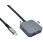 Hub USB VALUE 12.99.1126 – USB 3.2 Gen 2 (host Type-C) 4 puertos (2×A + 2×C) 10000 Mbit/s, negro