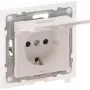 Legrand SEANO Toma Schuko SL 765124 con protección infantil reforzada y tapa abatible 10 (765124)