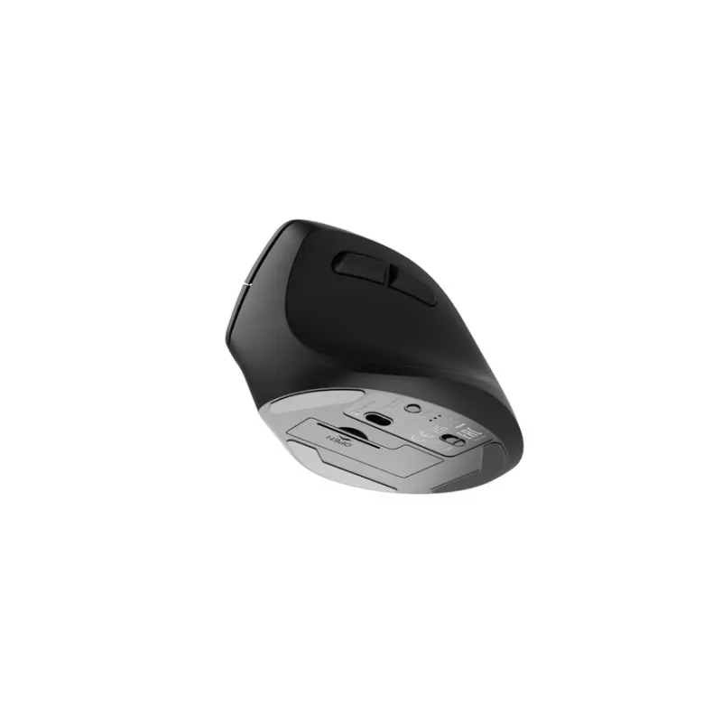 Ratón óptico inalámbrico NATEC CRAKE 2 — Bluetooth 5.2, 2400 DPI, 6 botones, diestro, negro