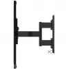 HAGOR BrackIT TnT - set de montaje (soporte) - totalmente articulado - para pantalla plana - negro - tamaño de pantalla: 101,6-165,1 cm (40-65) - montaje en pared