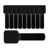 Soporte de pared para cables de velcro LABEL THE CABLE PRO, set de 50 uds. - negro