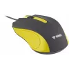 Ratón USB con cable, 3 botones, superficie engomada