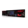 Gembird GGS-UMGL4-01 Phantom kit gaming 4 en 1 retroiluminado (teclado, ratón, auriculares, alfombrilla de ratón), con cable USB, distribución US, negro