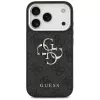 GUESS | Hardcase 4G | Funda trasera | iPhone 17 Pro Max | Apple | Cuero ecológico/PC/Plástico/TPU | Negro