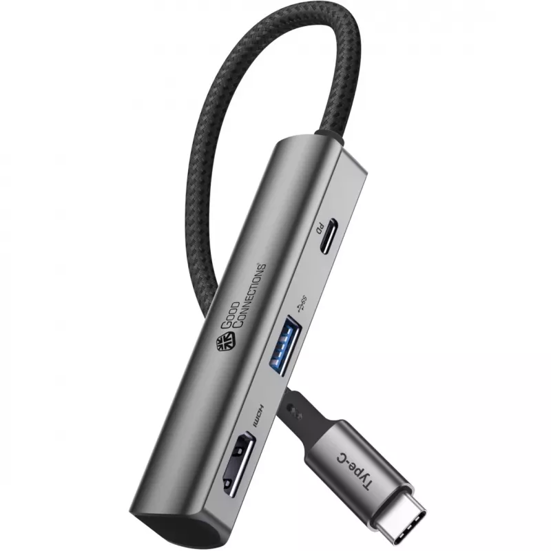 Hub USB Type-C Alcasa HUB-C002A 5000 Mbit/s HDMI USB 3.0