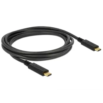 Cable USB DeLOCK 83668 USB 3.2 Gen 1 2m USB C negro