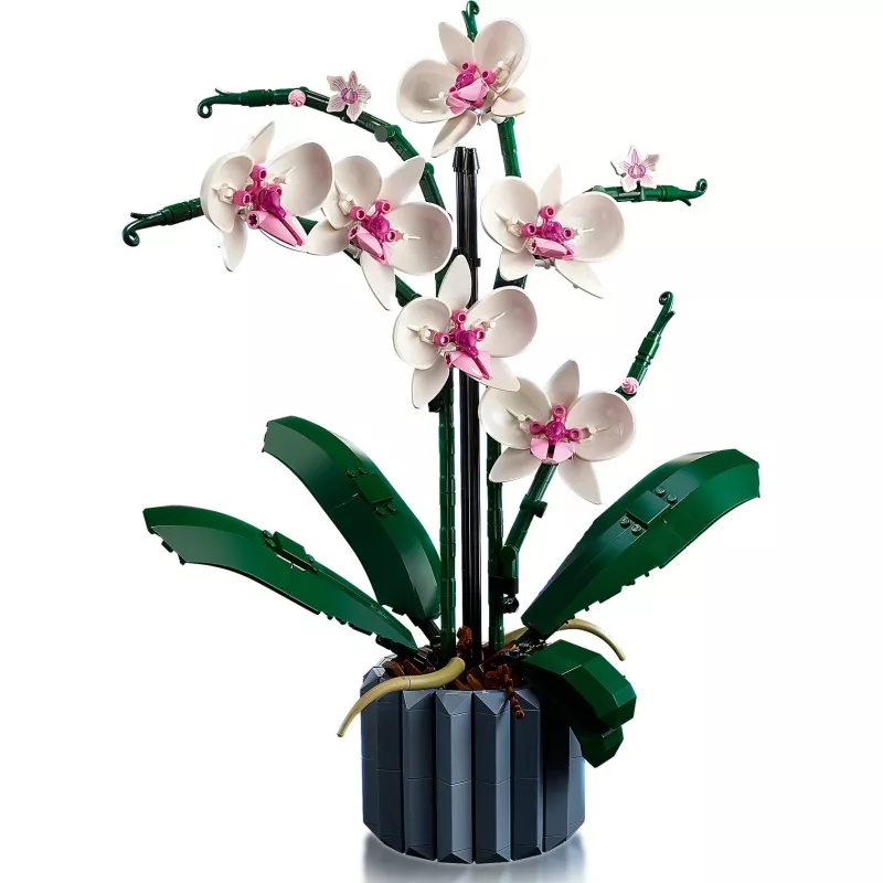 LEGO 10311 Icons Orquídea planta artificial set de construcción con flores accesorio de decoración para adultos colección botánica regalo para esposa o esposo
