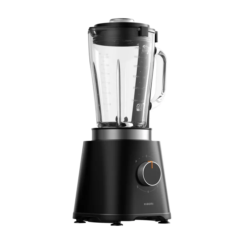 Batidora de cocina Xiaomi BHR8936EU — 600 W, bol 1,75 L, 5 velocidades, control giratorio, cuchillas de acero inoxidable, negra