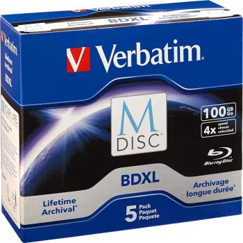 Verbatim BDXL 100GB 4X 5 uds.