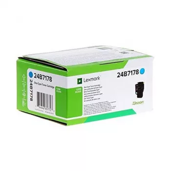 Cartucho de tóner Lexmark 24B7178 1 ud. Original Cian