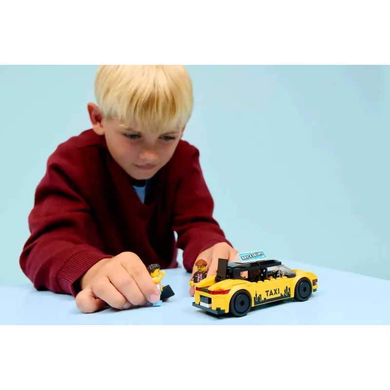LEGO CITY 60487 Taxi amarillo