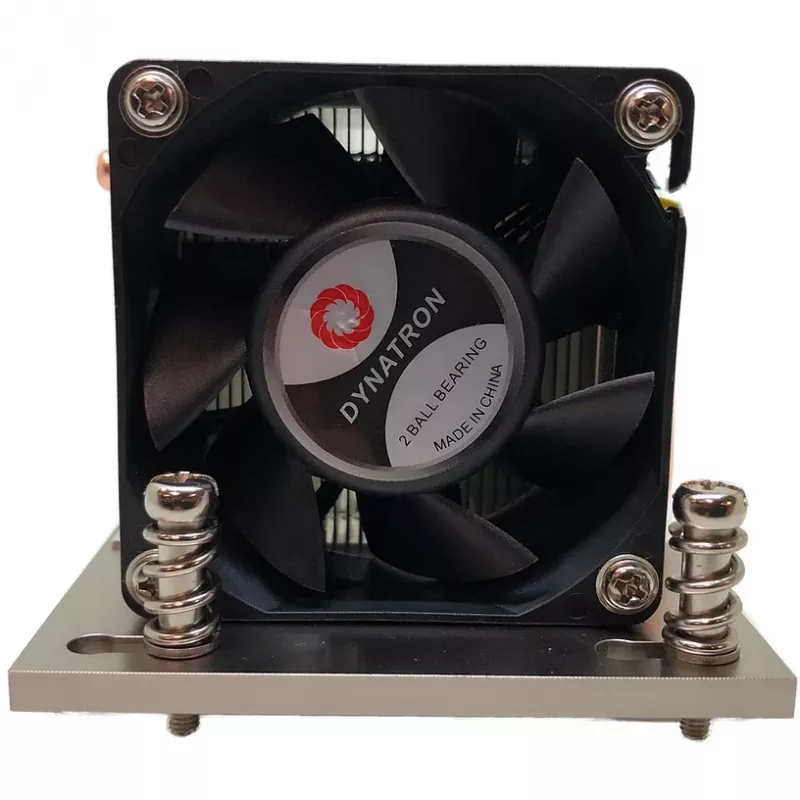 Ventilador de CPU Inter-Tech A-26 6 cm Negro Plata