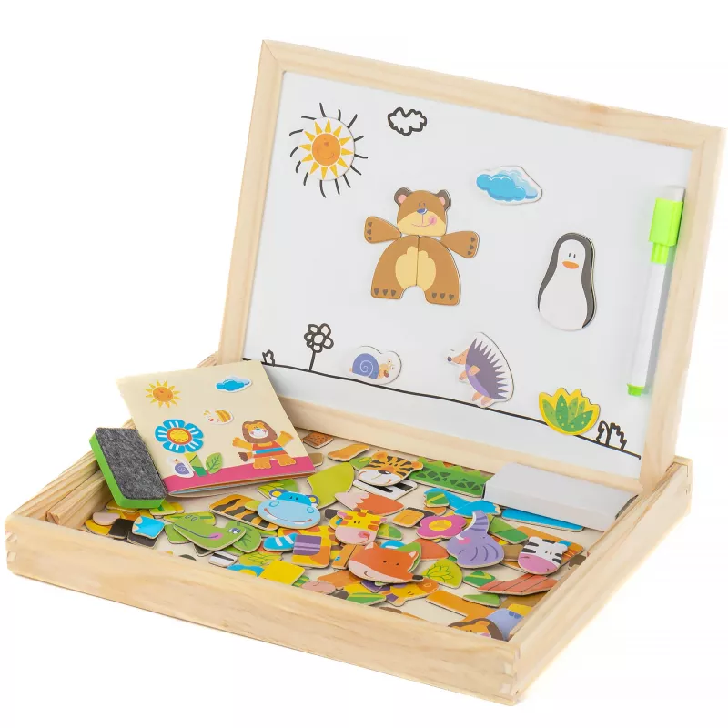 Extralink Toys pizarra de tiza magnética educativa de doble cara