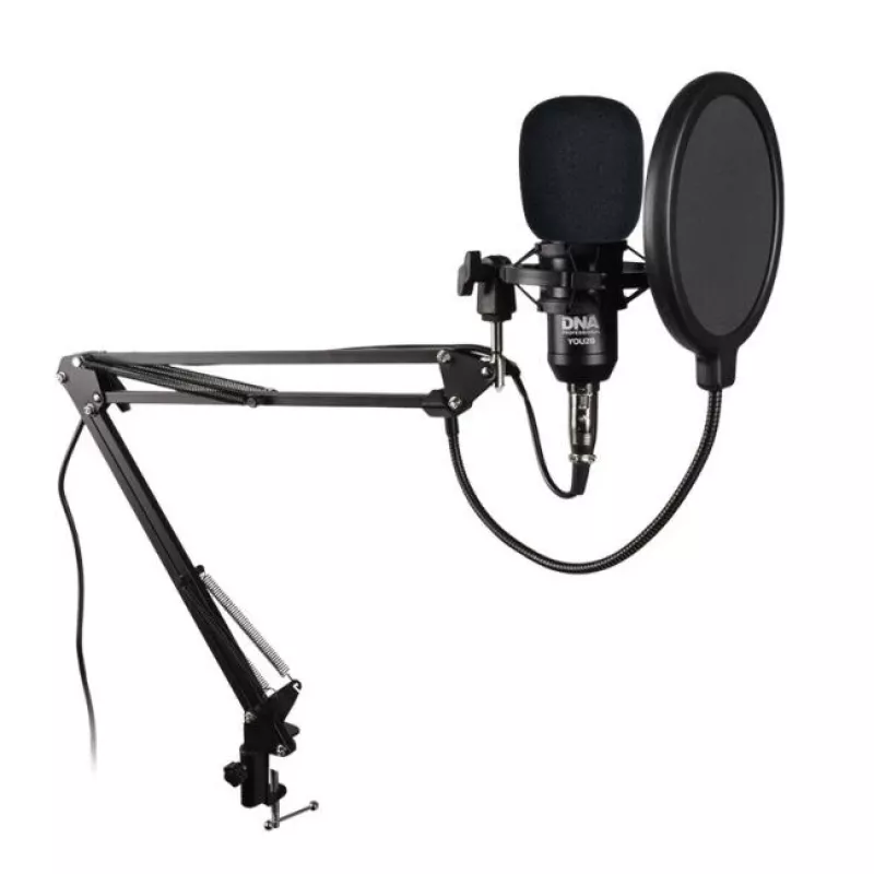Kit de micrófono Bitmat DNA YOU2B — micrófono, interfaz de audio, soporte y cable