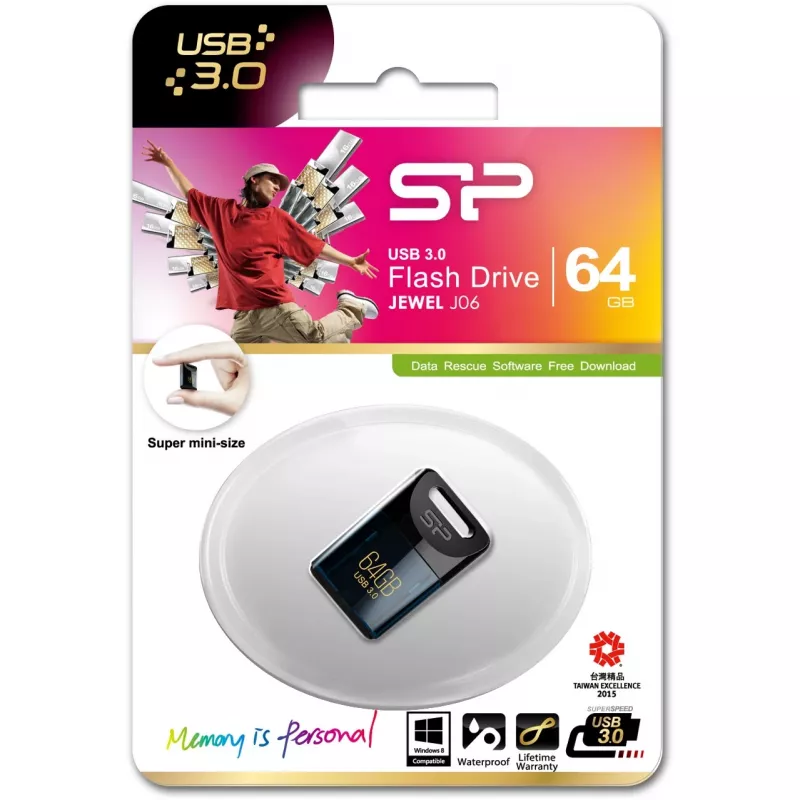 Memoria USB Silicon Power 64 GB USB Type-A 3.2 Gen 1 Jewel J06