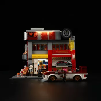 Street MOD Garage, juguete de construcción