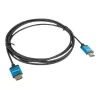Cable HDMI LANBERG CA-HDMI-22CU-0018-BK 1,8 m — HDMI Type-A a A, HDMI 2.0, 18 Gbit/s, ARC, dorado