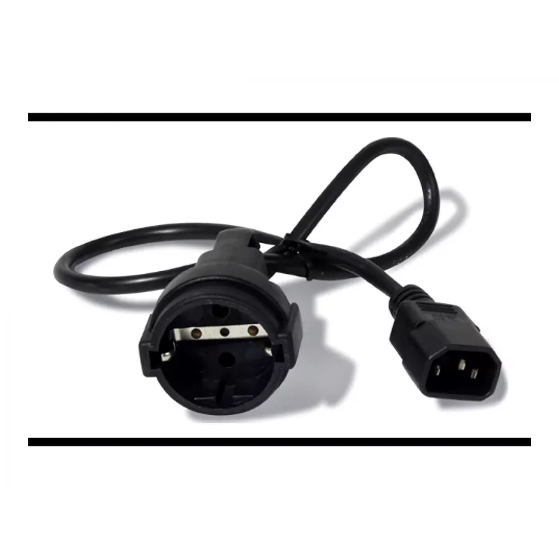 Cable de alimentación APC AP9880 negro 0,6 m conector hembra C14 CEE7/7