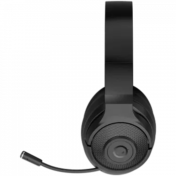 LORGAR Noah 500, auriculares gaming inalámbricos con micrófono, JL7006, BT 5.3, autonomía de hasta 58 h (1000mAh), cable de carga USB-C (0,8 m), cable AUX de 3,5 mm (1,5 m), tamaño: 195*185*8