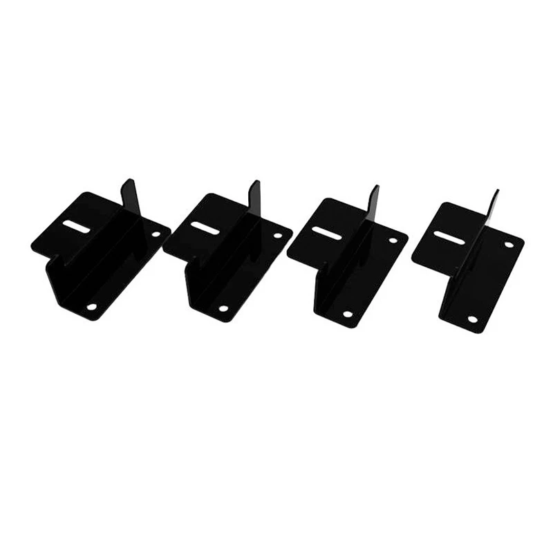Soporte de montaje para panel solar EcoFlow AKIT-MS331 aluminio negro — soporte exterior de aluminio