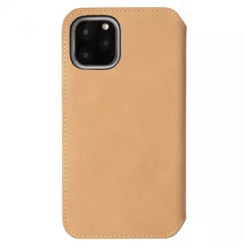Funda para móvil Krusell Sunne para Apple iPhone 11 Pro Max — nude vintage, funda tipo folio con compartimentos para tarjetas