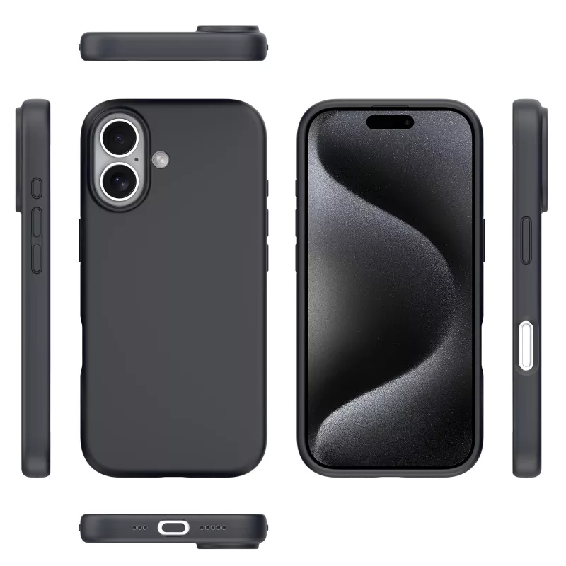 nevox StyleShell Shock 2523 funda para iPhone 17, negra