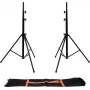 Set de trípode de iluminación EUROLITE LS-1 EU acero con bolsa de transporte, trípode de acero ajustable para focos