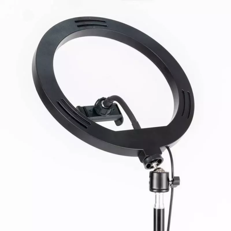 Havit ST7026 trípode con anillo de luz RGB, negro
