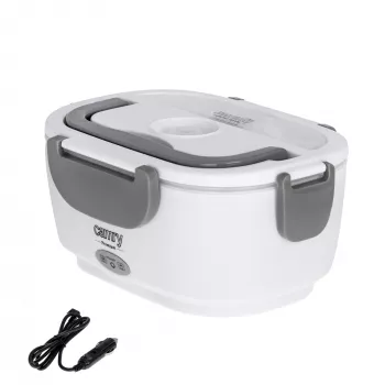Camry | Fiambrera eléctrica DC12V y AC230V | CR 4483 | Capacidad 1,1 L | Material plástico | Blanco/Gris